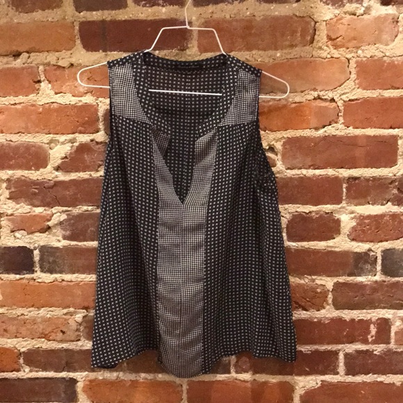 Madewell Tops - Madewell central plaid sleeveless blouse